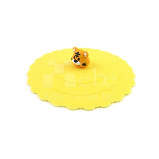 Little tiger silicone cup cover