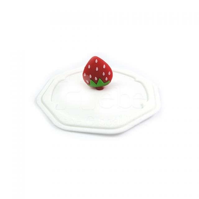 Strawberry silicone cup cover