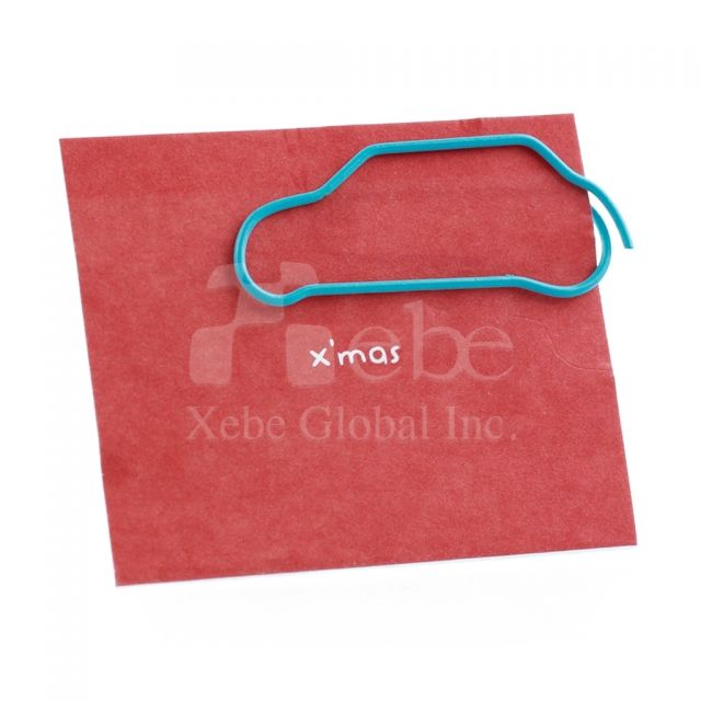 Shaped paper clips personalized stationery