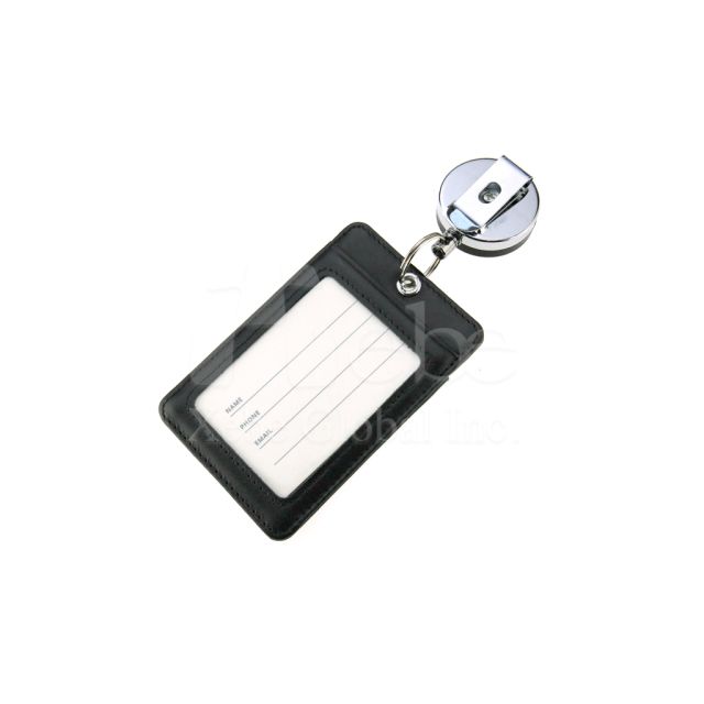 black adjustable card holder