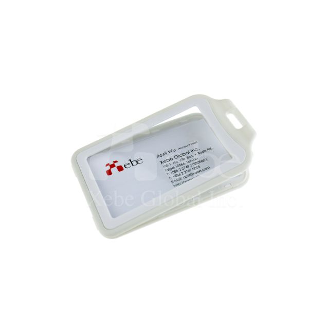 white plastic customized card holder