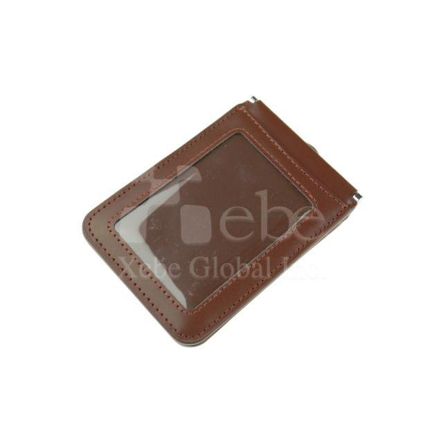 multi layer customized leather card holder