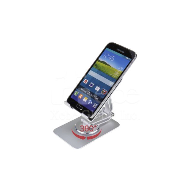 custom metal spin phone stand ipad stand for table