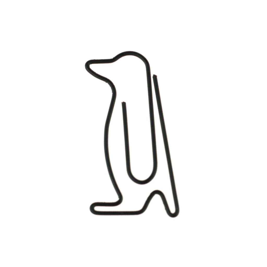 pc-5013 penguin paper clip bookmark