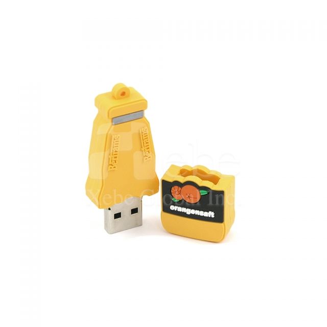 Juice bottle USB drive