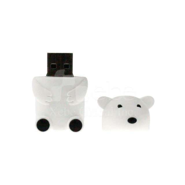 Polar bear flash drives unique gift ideas