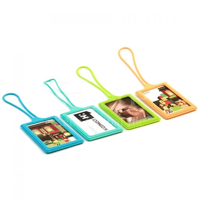 Colorful badge holders