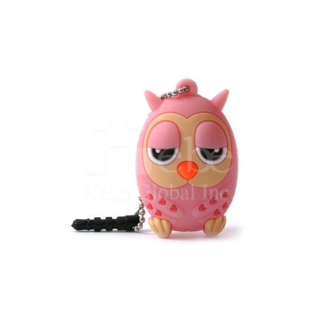 Owl headphone plug