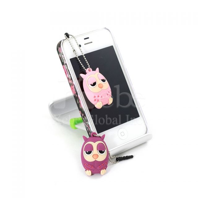 Owl headphone plug