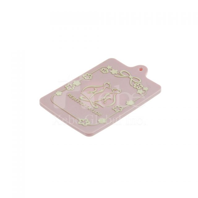 Pink luggage tags