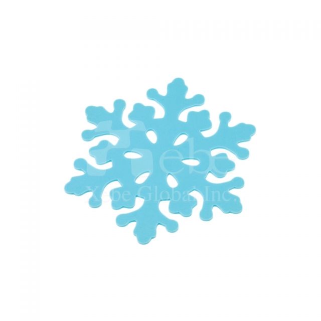 Snowflake personalized coasters