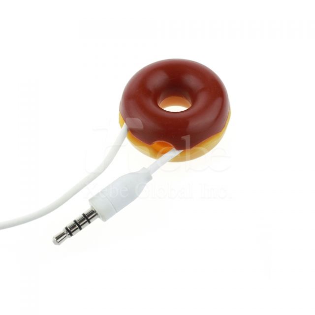 Donut earphone cable wrap
