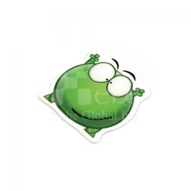 Frog screen cleaner sticker