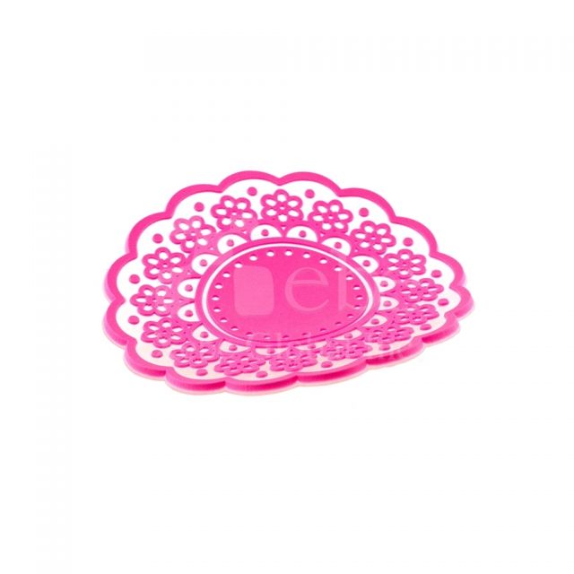 Lace design PVC coastersRomantic gifts