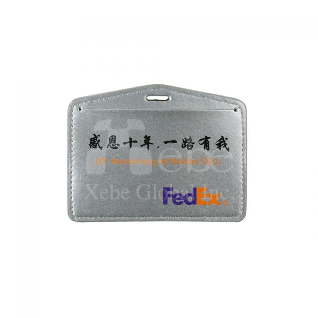 Faux leather badge holder corporate gifts