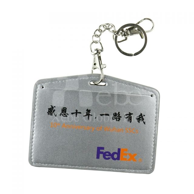 Faux leather badge holder corporate gifts