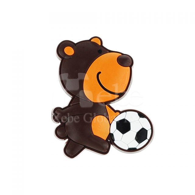 Cute brown bear fridge magnets gift