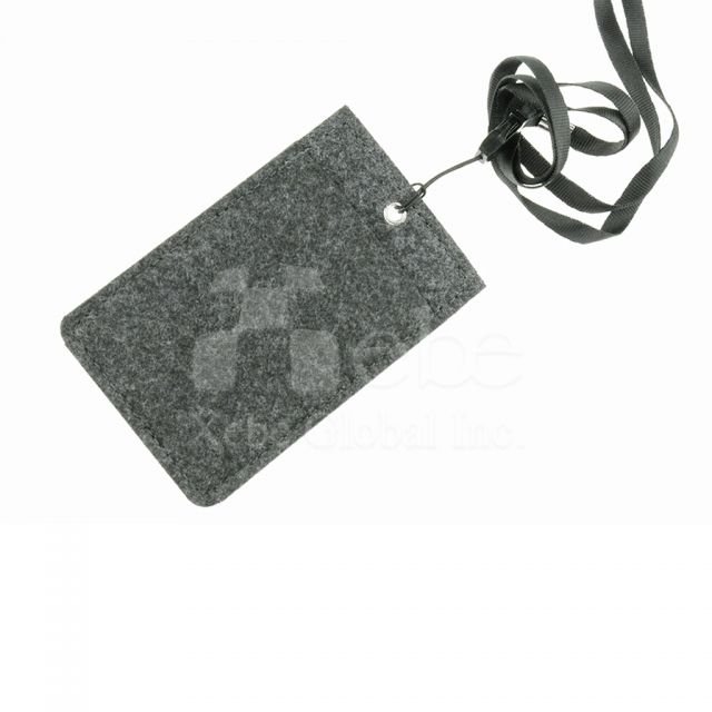 Custom felted wool card holder corporate souvenirs