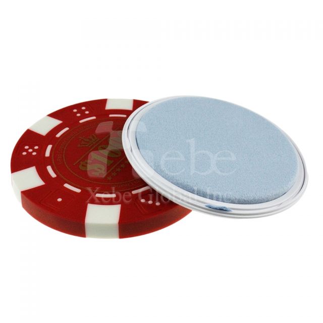 Chip coaster screen wipe Trade show giveaways