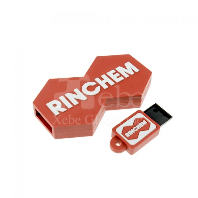 Geometric-shaped USB Company gift