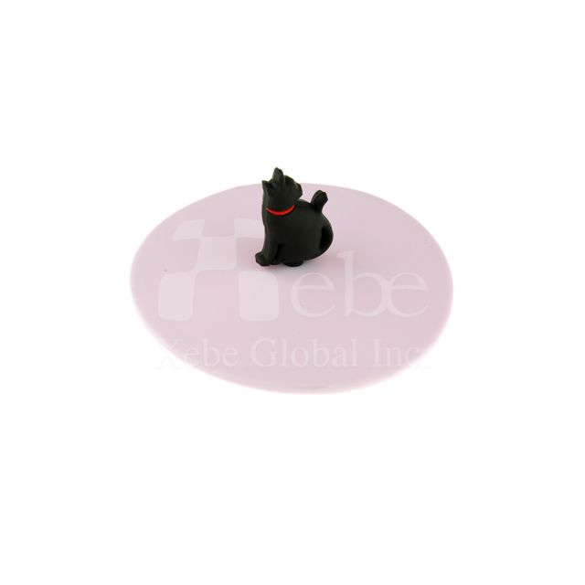 Lovely black cat cup cover
