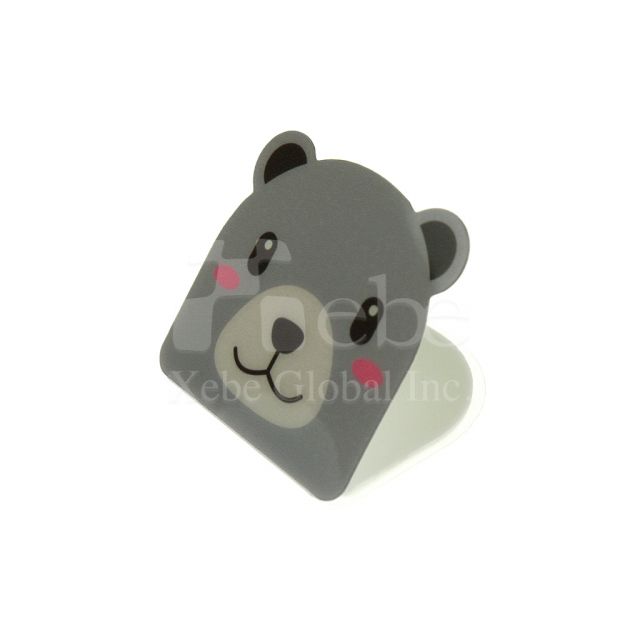 Adorable gray bear Phone holder
