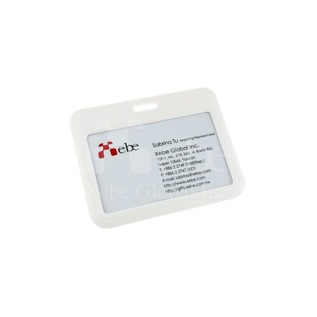 Simple white card holder