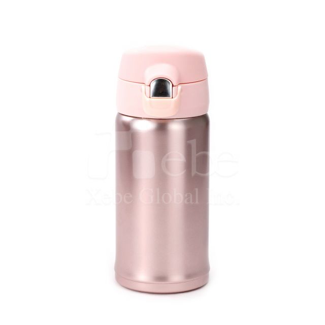 Custom leak proof one click open  stainless steel thermos