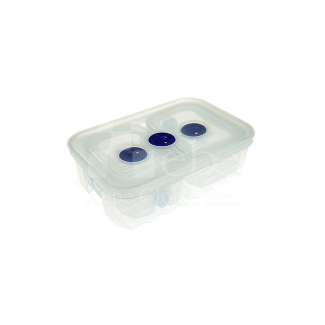 Transparent double layer customized lunch box