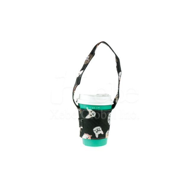 Lovely dog graphics cup sleeve bag