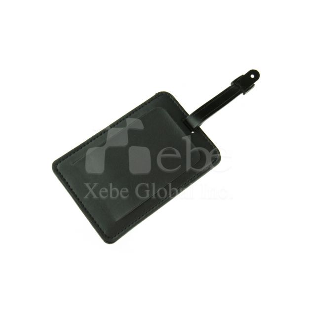 Classic black leather card holder 