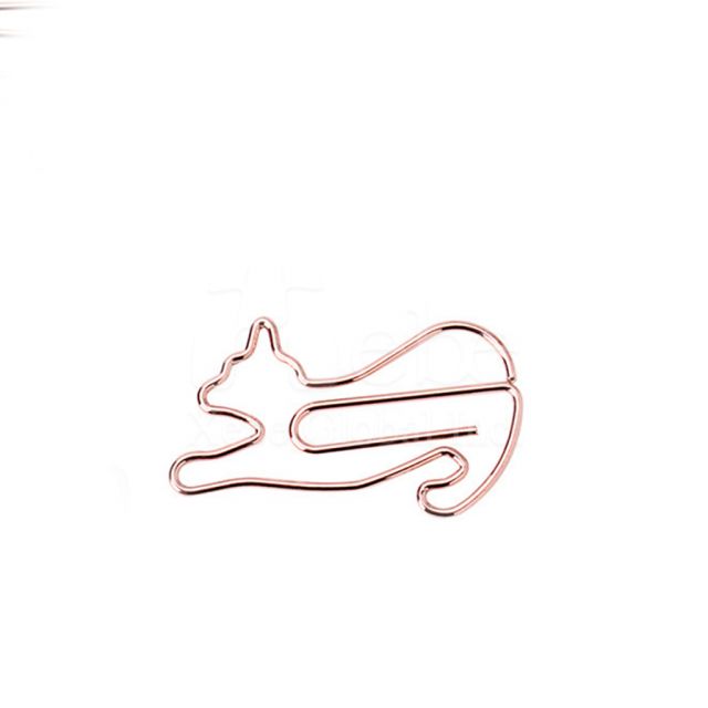 stretch kitten shape paperclip