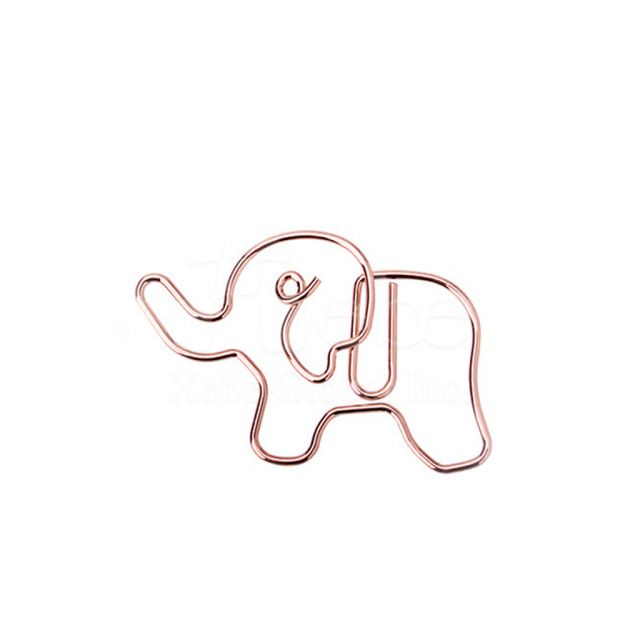 Lovely elephant custom paperclip