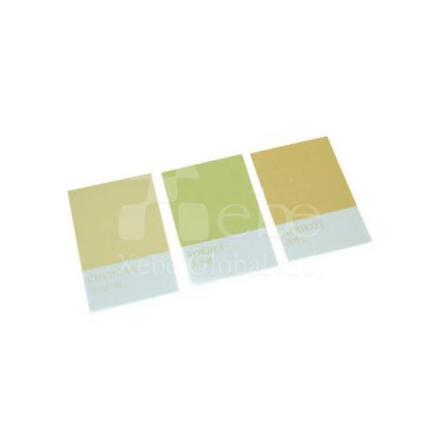 Pale yellow custom sticky notes