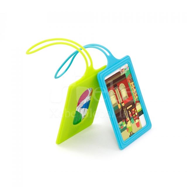 Colorful badge holders