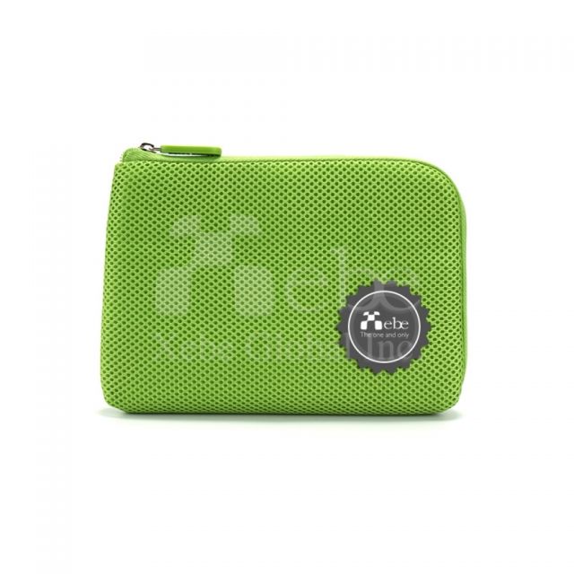 Power bank soft mesh bag travel pouch customized