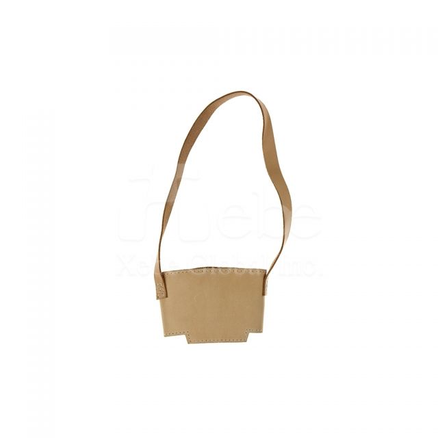 Leather style custom Cup Sleeve Bag graduation gifts idea