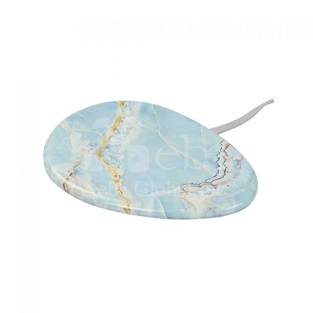 Marble surface custom wireless charger 