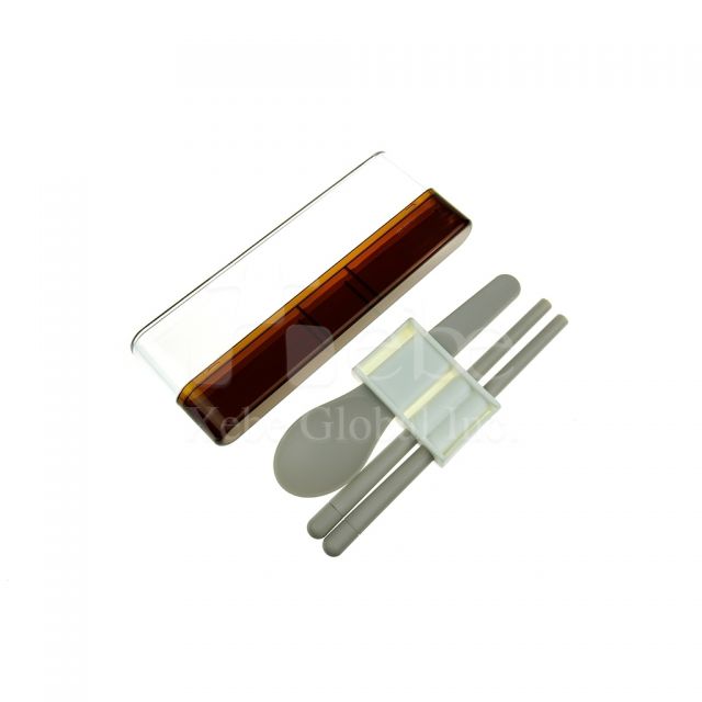 Rice husk chopsticks with spoon eco-friendly flatware event gifts