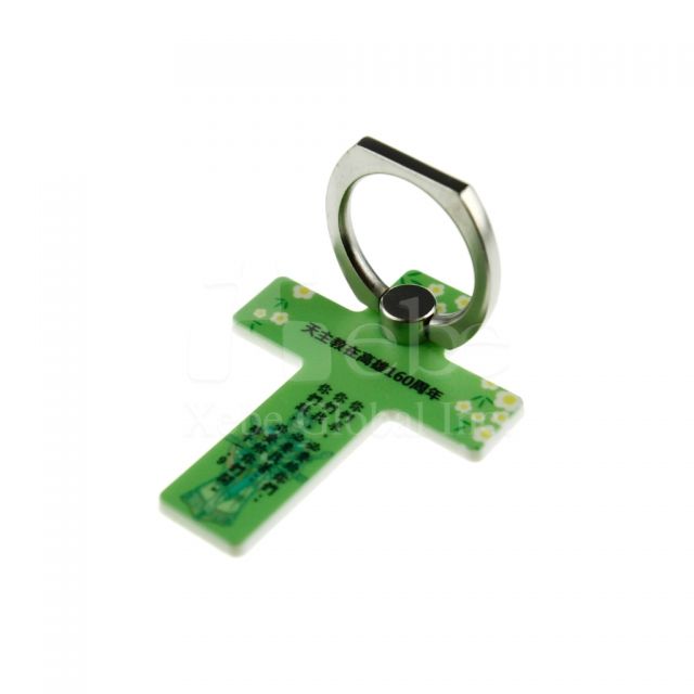 Cross-shaped phone ring Promotional gift
