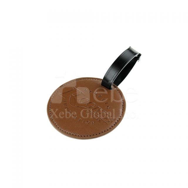 Chocolate cookie leather luggage tags Travel fair gifts