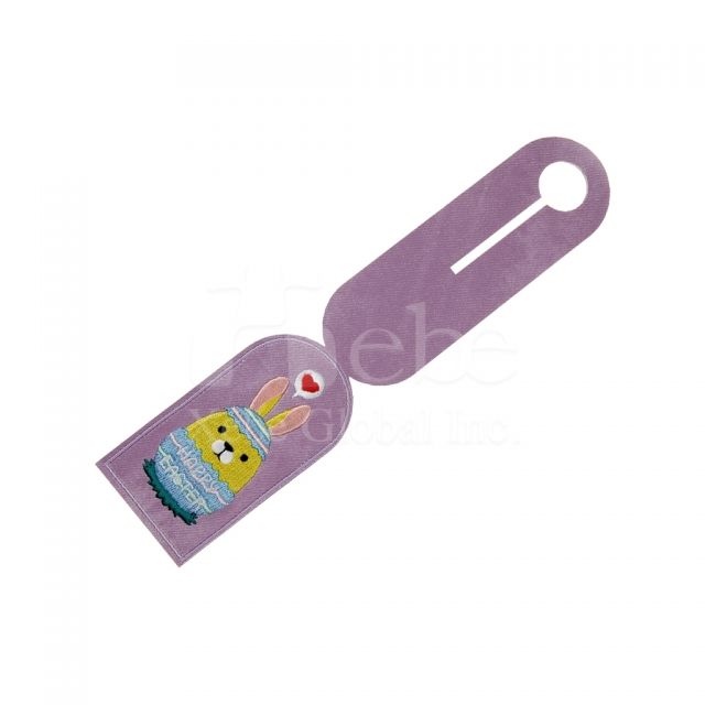 Roland purple embroidered tag luggage tags Graduation gifts 