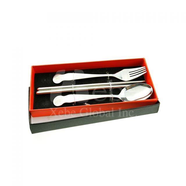 Stainless steel flatware box set corporate gifts