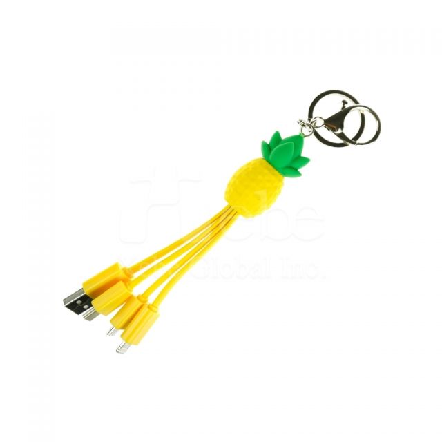 Pineapple 4 in 1 USB Charging Cable New year gift