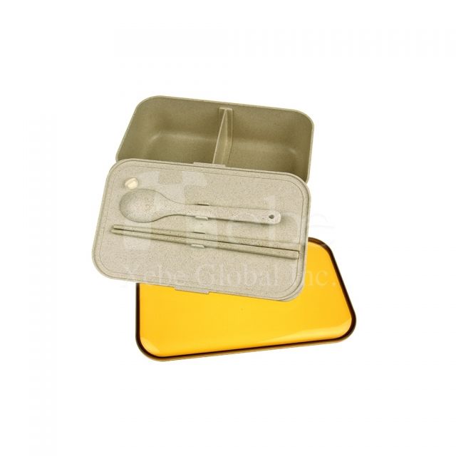 Costumed compartment eco friendly lunch box 