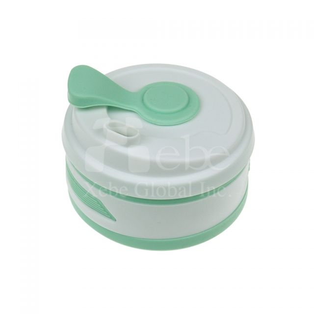Custom silicone Foldable portable cup Custom silicone collapsible cup