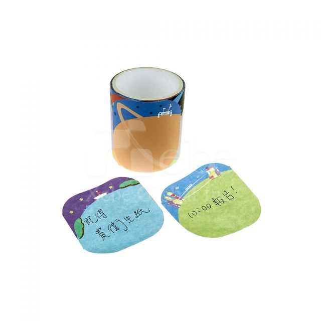 writable paper tape sticker message memo sticky note roll 