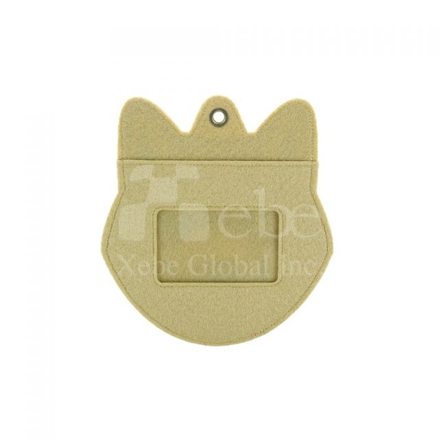 Embroidery Shiba dog card holder Custom shaped card holder 