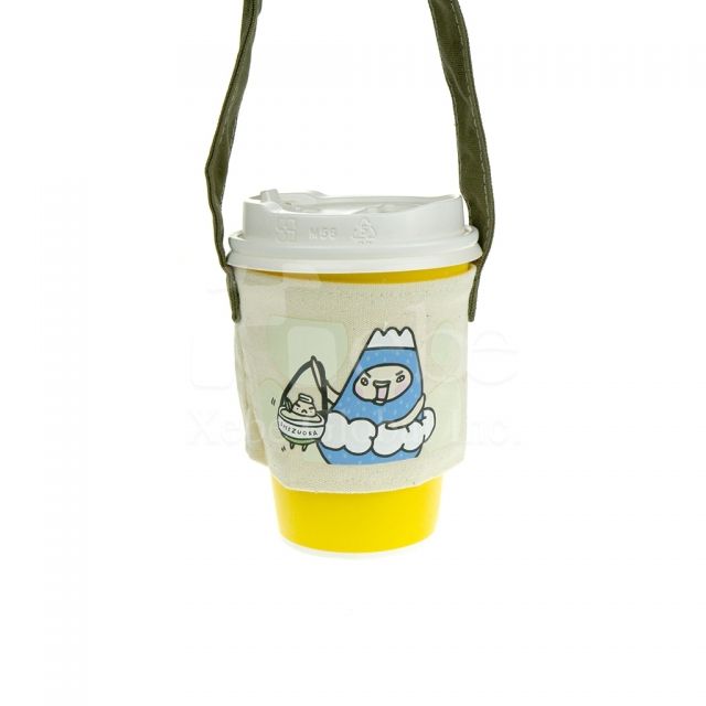 Shizuoka brothers Cup Sleeve Bag Custom printing canvas cup sleeve