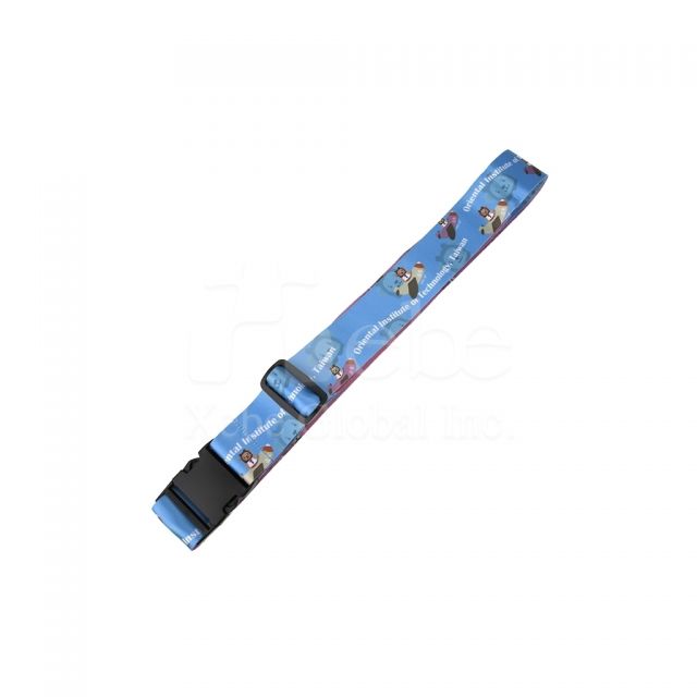 Custom cartoons luggage straps Double color luggage straps maker 